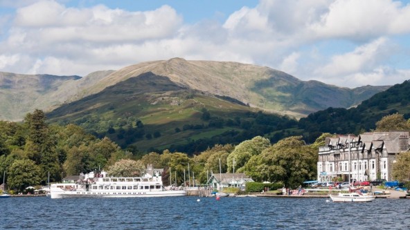 Steamer ferry at Ambleside Jetty