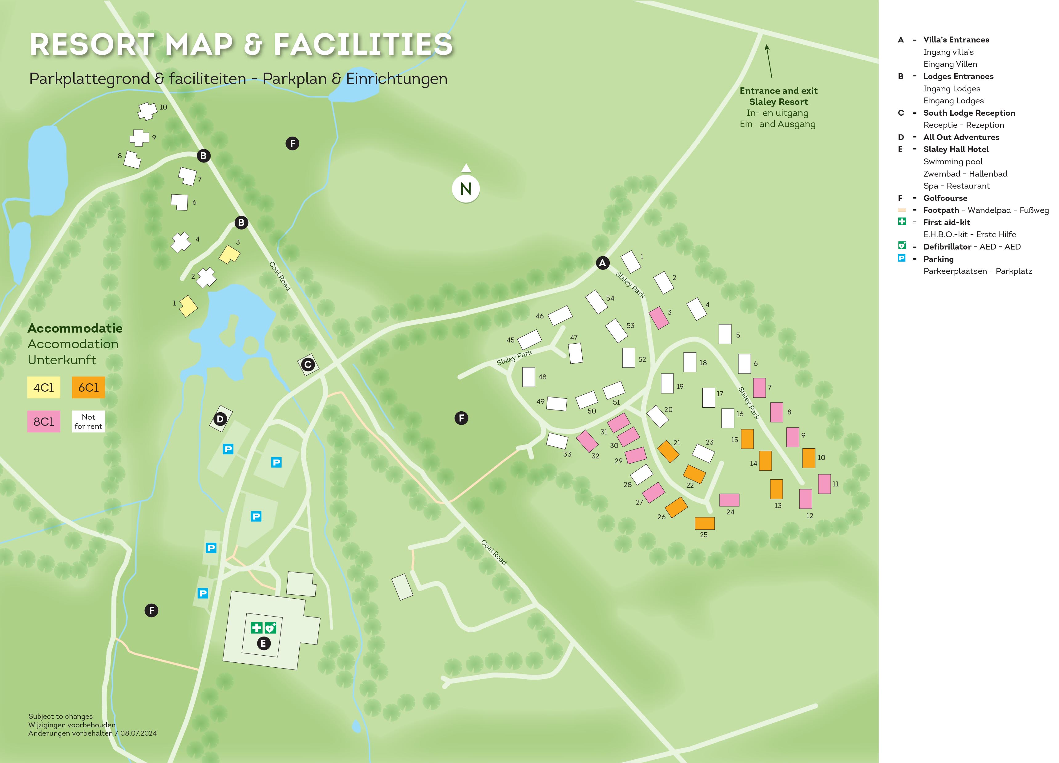 Hexham Lodges Sitemap