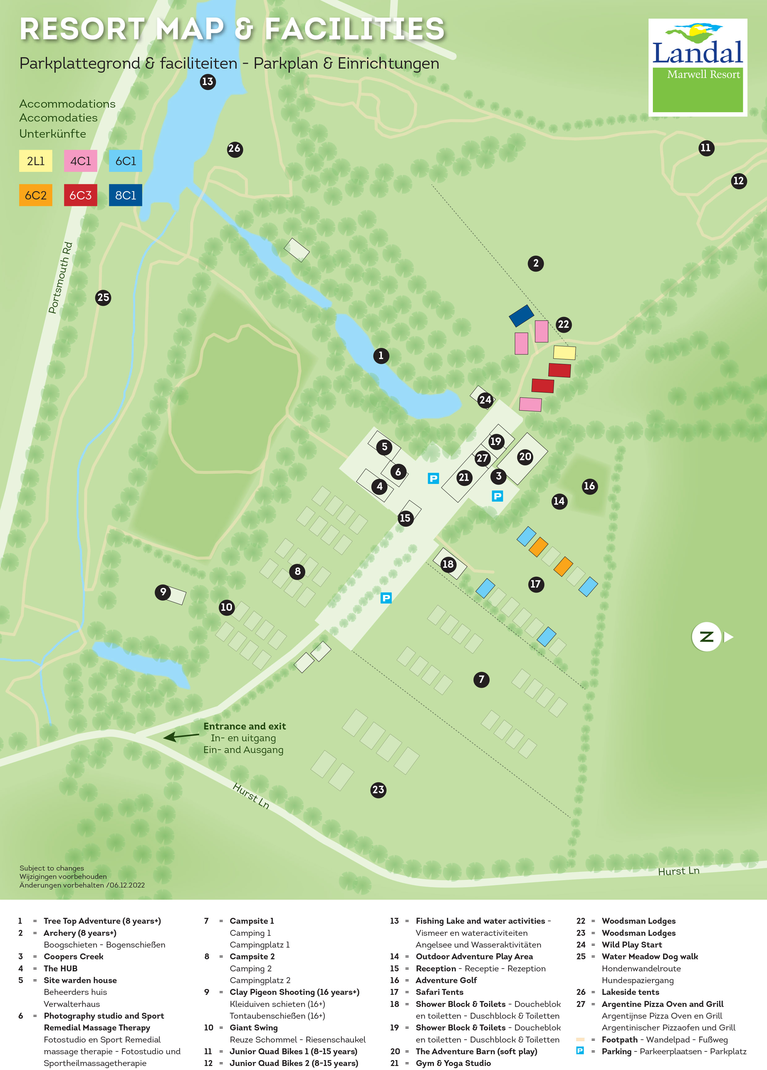 Marwell Resort Sitemap