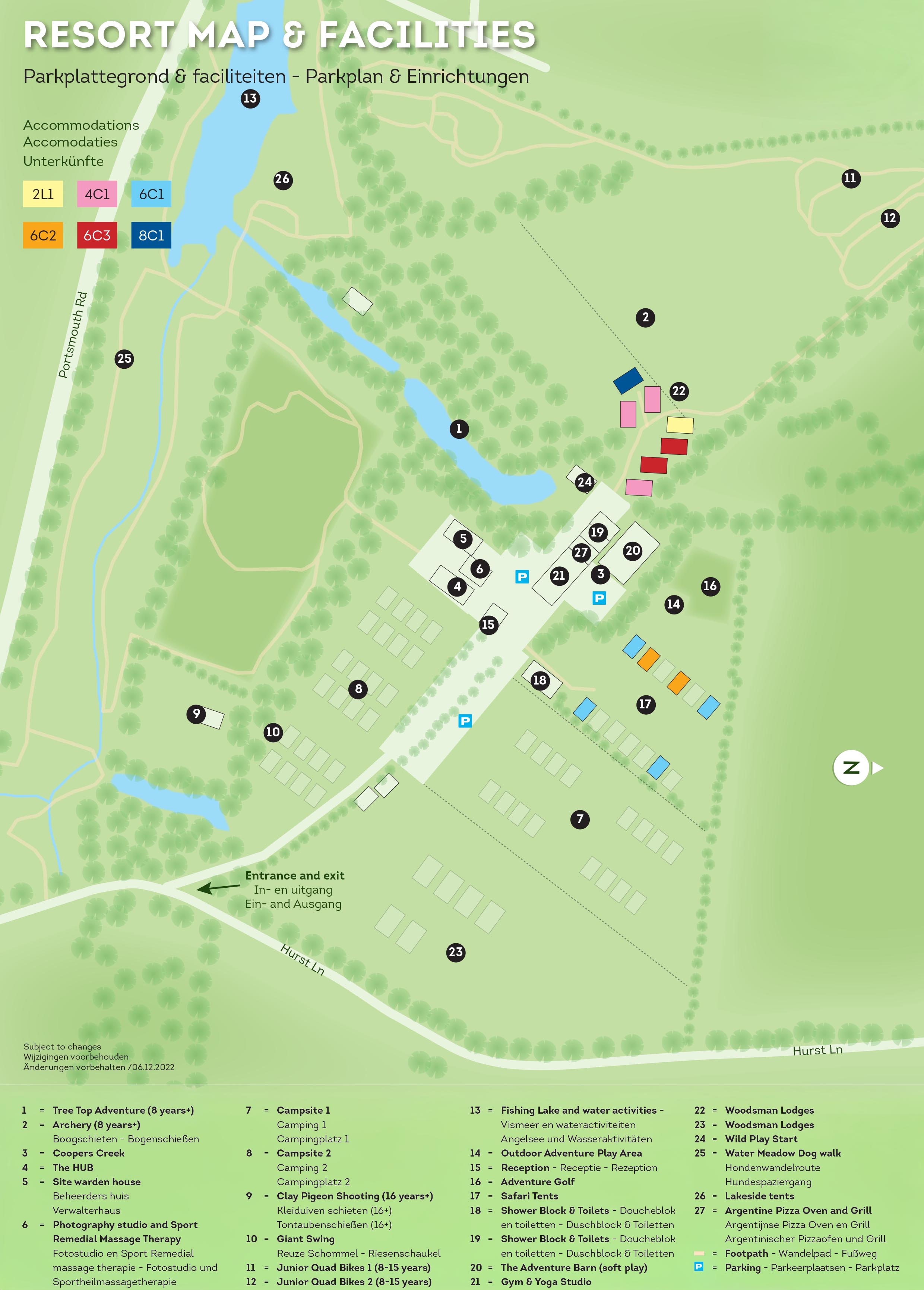 Marwell Resort Sitemap