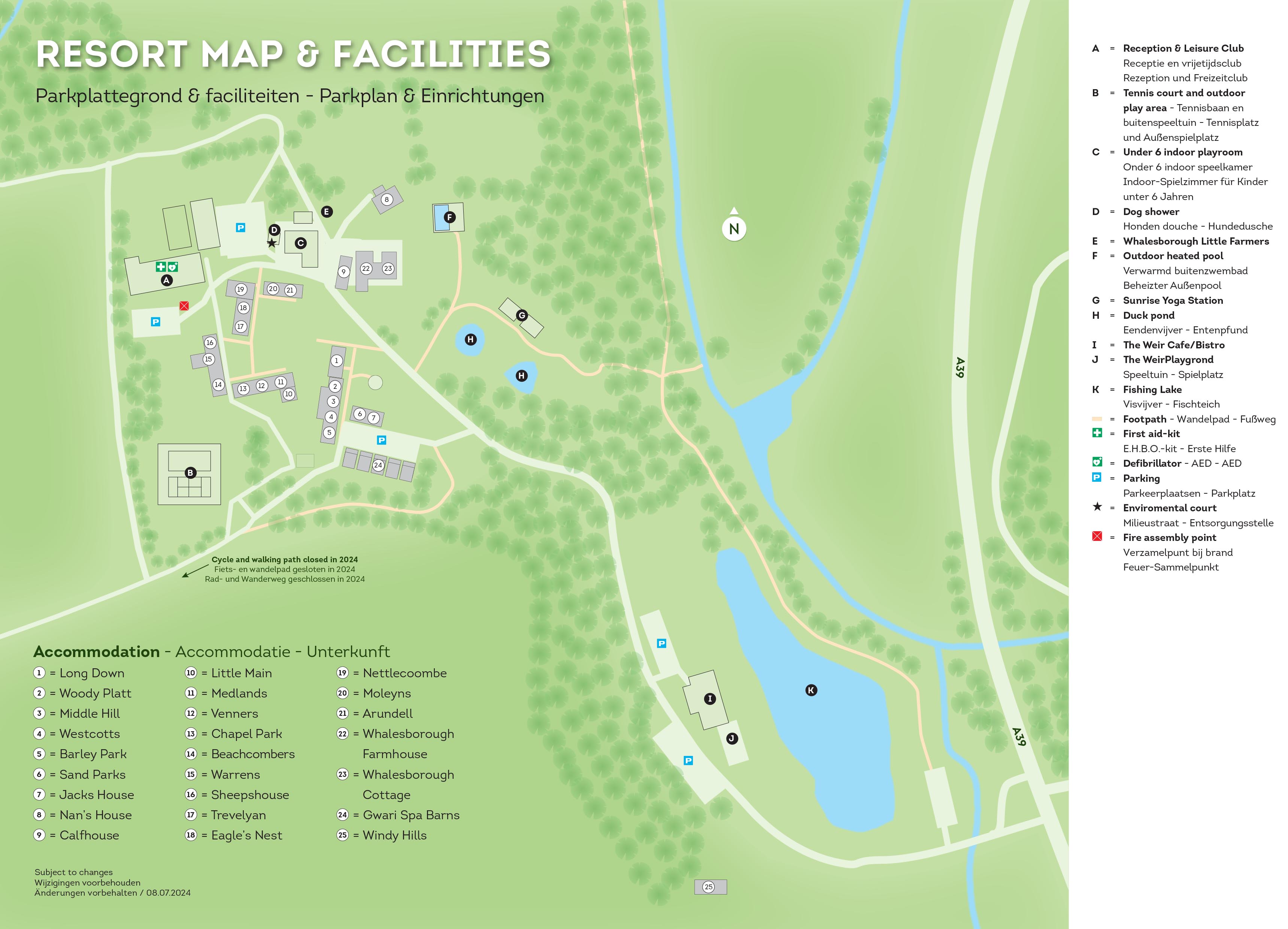 Whalesborough Sitemap