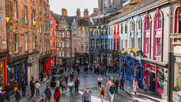 Street in Edinburgh