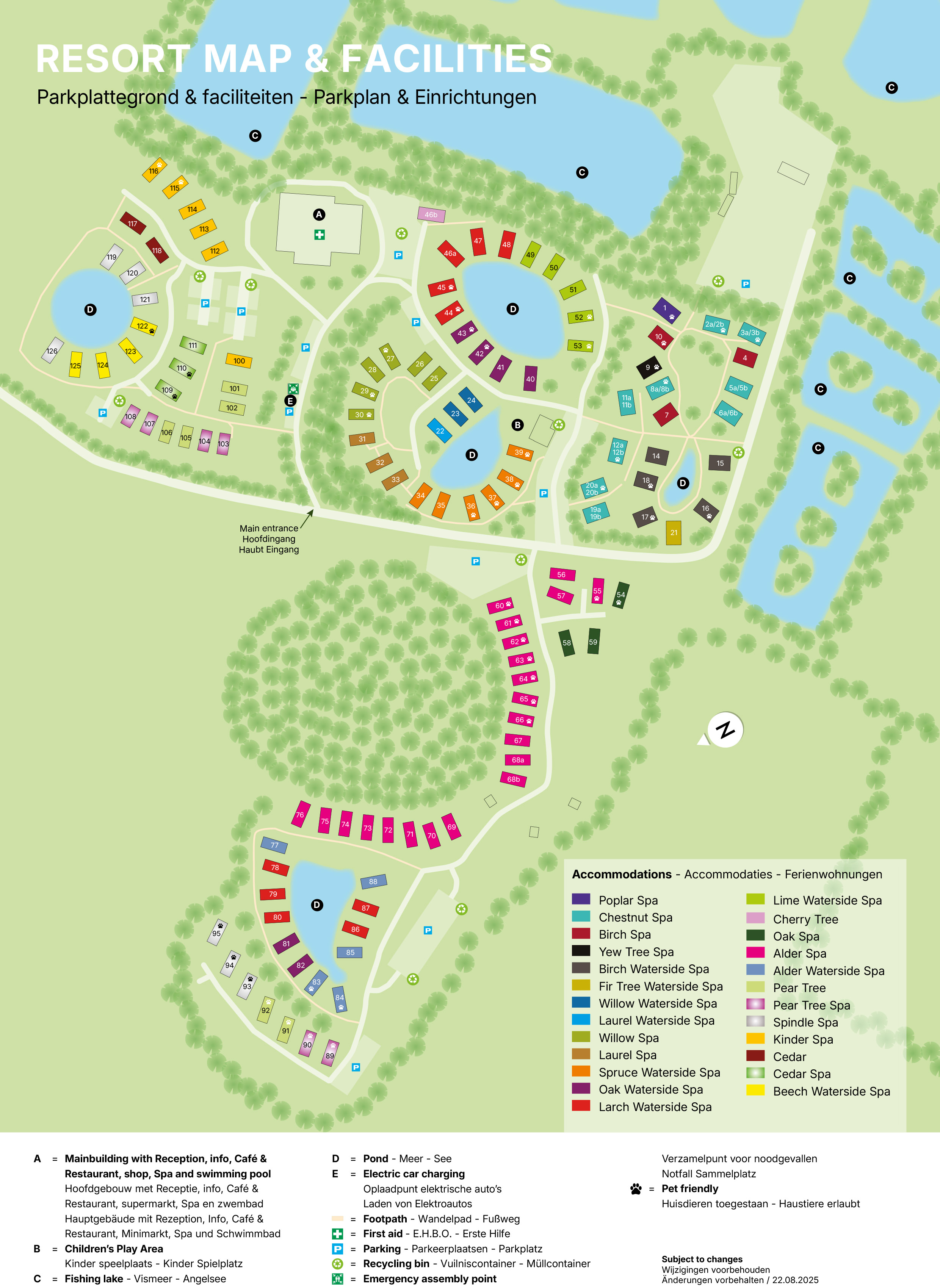 Woodland Lakes Sitemap