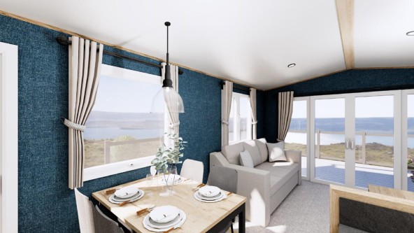 Living/Dining Room Landal Woodland Lakes