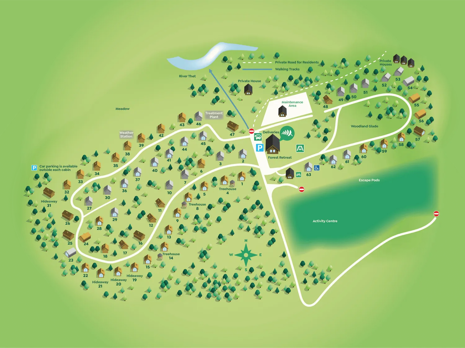 Thorpe Forest Sitemap