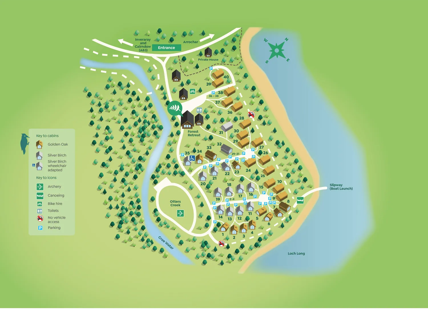 Ardgartan Argyll Sitemap
