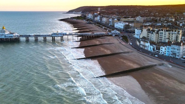 Eastbourne town and pier