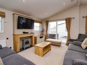 Living area in 3 Bedroom Lodge