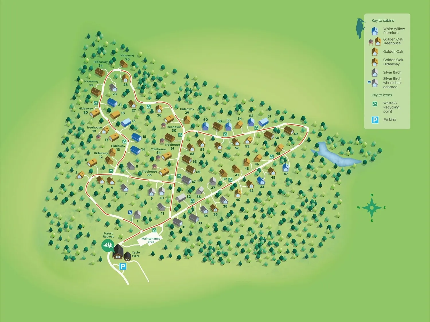 Delamere Forest Sitemap