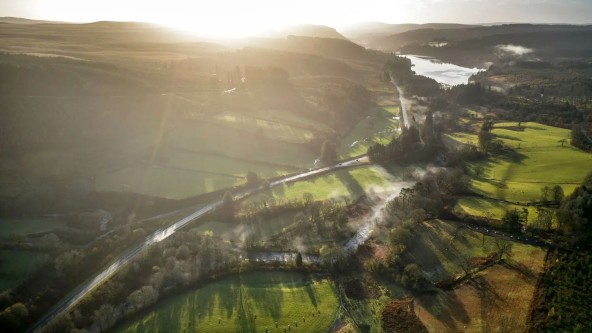 View over Garwnant