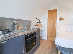 Studio-style layout in one of the lodges