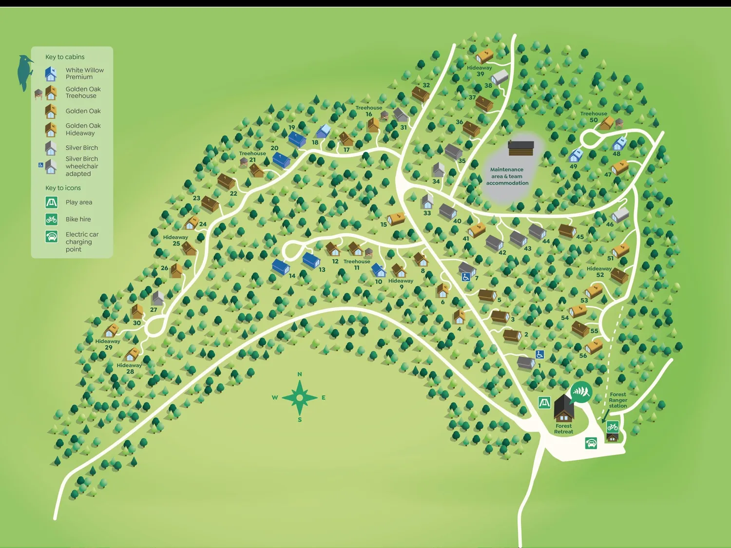 Glentress Sitemap