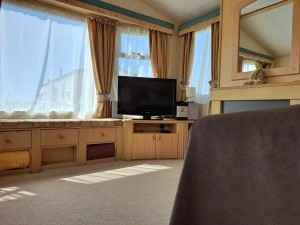 Living area in a lodge