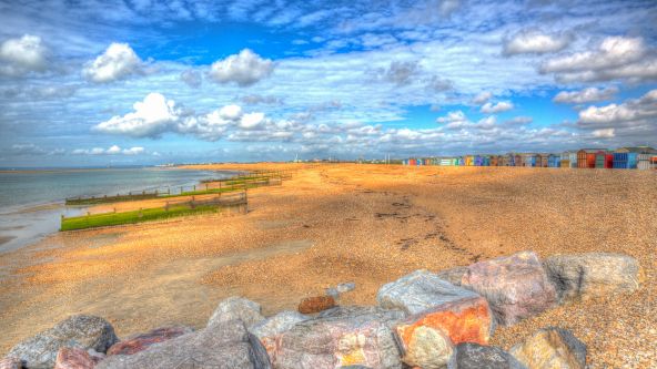 Hayling island beach
