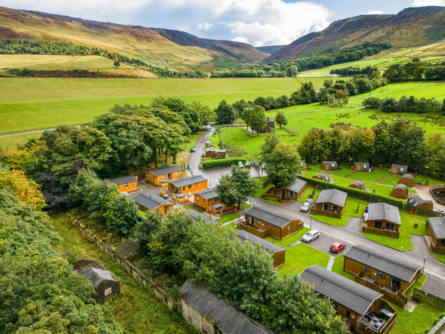 Dovestone Holiday Park - Aerial View 1