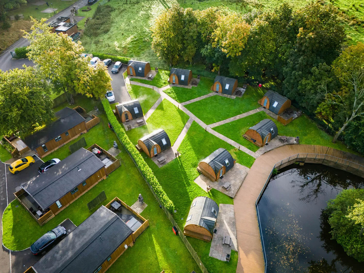 Dovestone Holiday Park - Aerial View 2