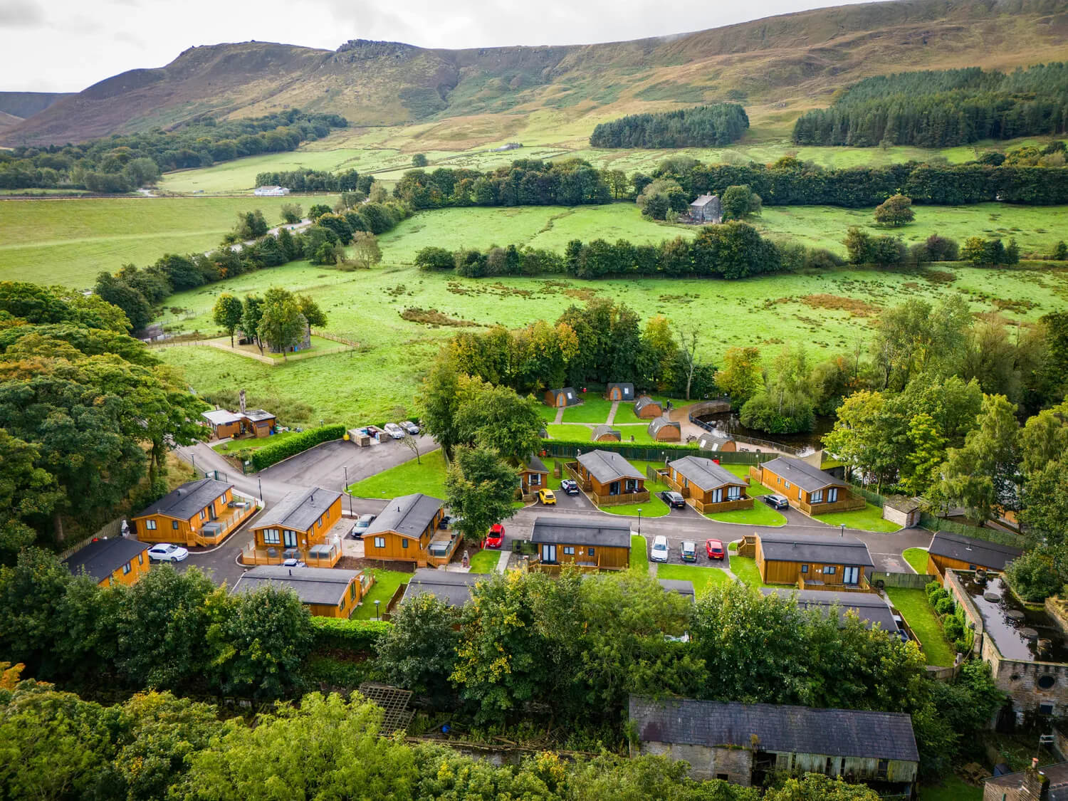 Dovestone Holiday Park - Aerial View 3