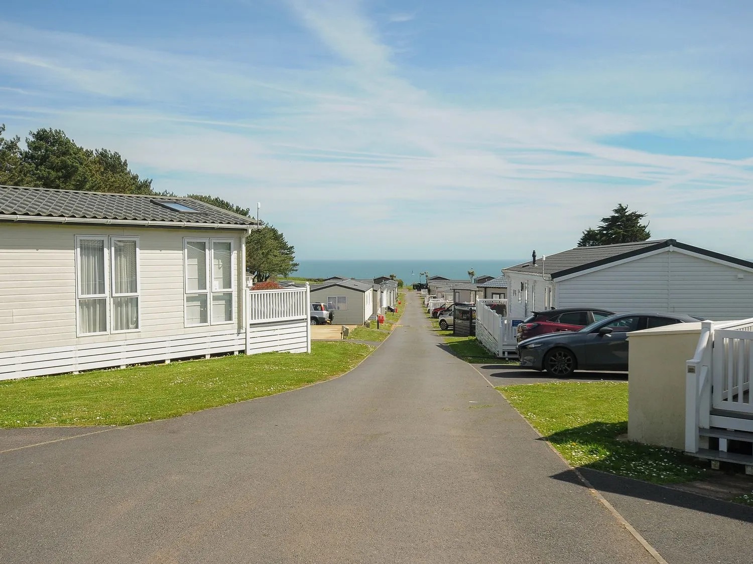 View of the Sea in Landscove Holiday Park
