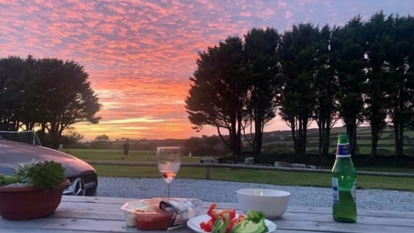 Sunset over Whealdream