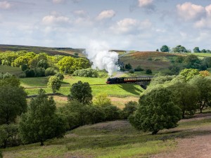 Steam railway through the North York Moors