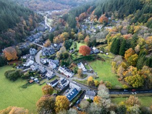 Aerial View of Betws-y-Coed