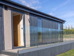 Keld Spring Lodge Retreat - Isca Lodge With Decking Exterior (Side Entrance)