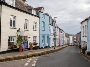 Colourful homes in Padstow