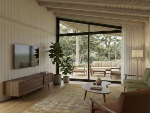 Interior of a lodge