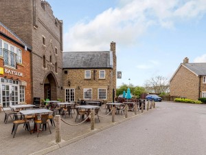 On-site bar and restaurant