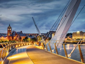 Londonderry at night time