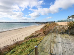 Sea views from a lodge