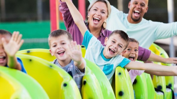 Family at Fun Park