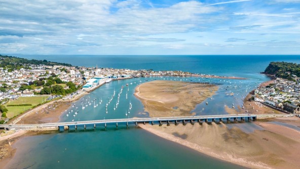 Shaldon Bridge in Devon