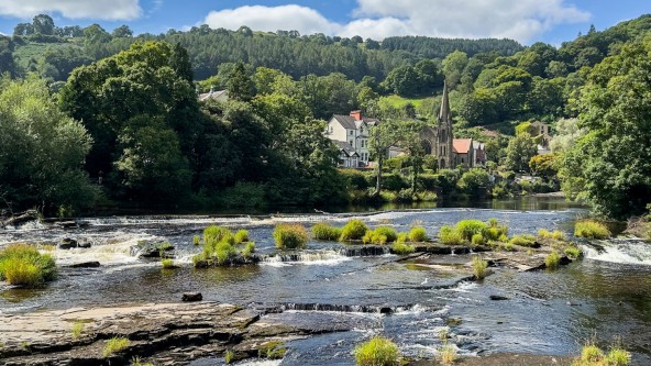 Llangollen and the River Dee