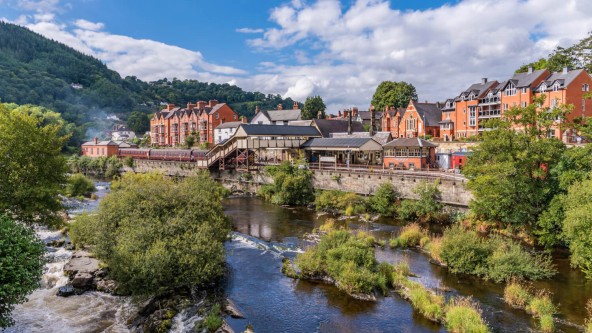 Llangollen and the River Dee