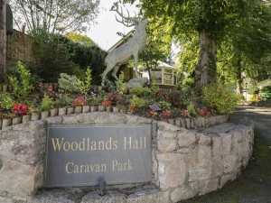 Woodlands Hall Holiday Park - Entrance Sign