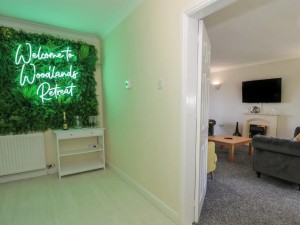 Woodlands Hall Holiday Park - Floral Display Wall & Welcome Sign