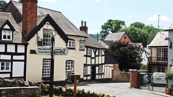 Weobley village