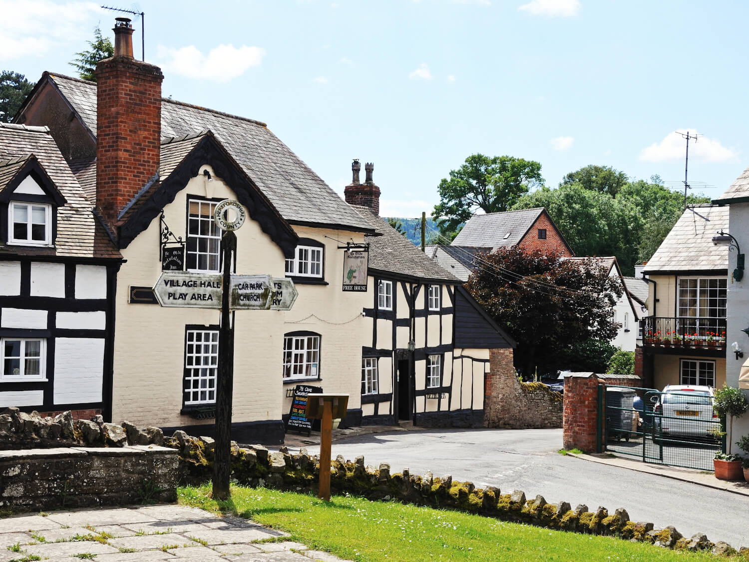 Weobley village