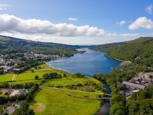 Aerial view of Dinorwic Quarry
