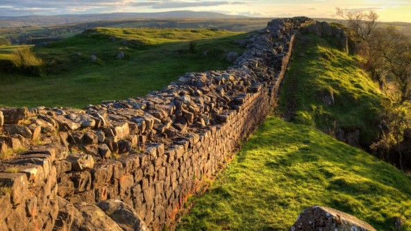 Hadrian's Wall and surrounding countryside