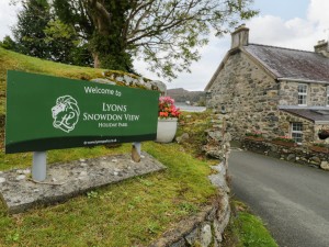 Snowdon View Holiday Park - Main Entrance Sign
