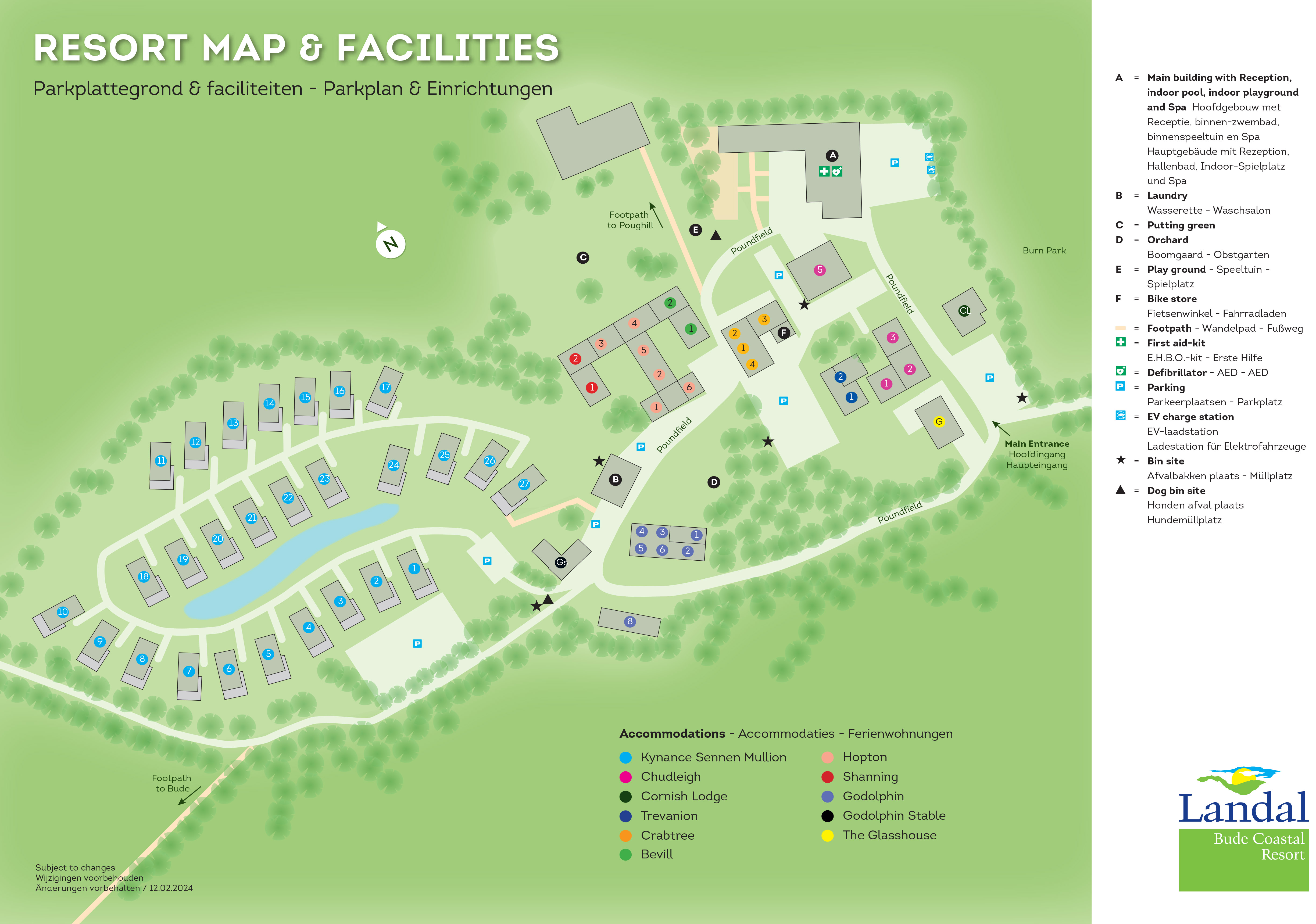 Bude Coastal Resort Sitemap
