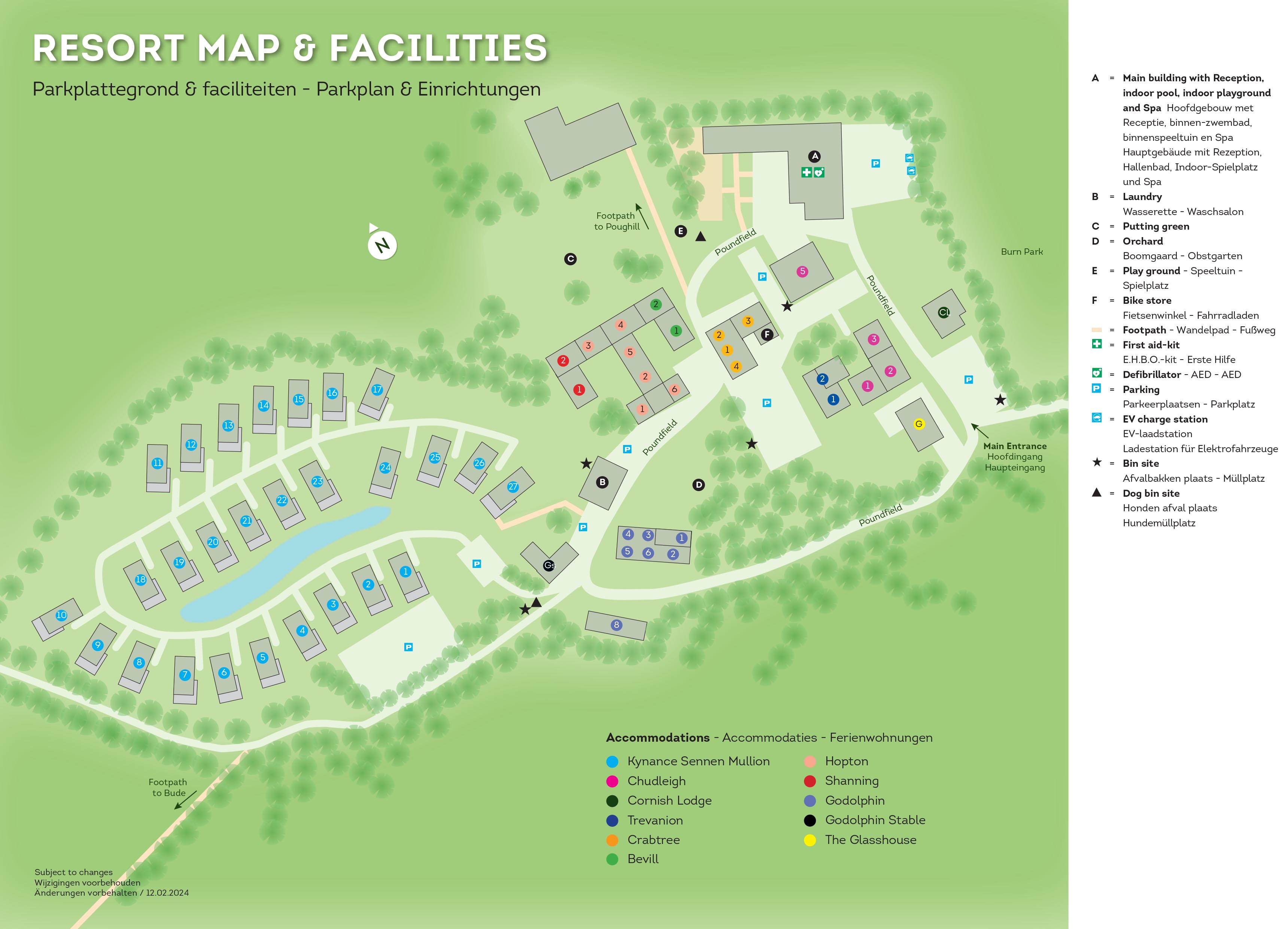 Bude Coastal Resort Sitemap